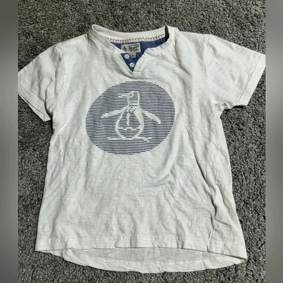 Boys Size 7 Lot 1 White Penguin Shirt, Tommy Hilfiger & Jumping Bean Shorts 7x - Picture 4 of 8